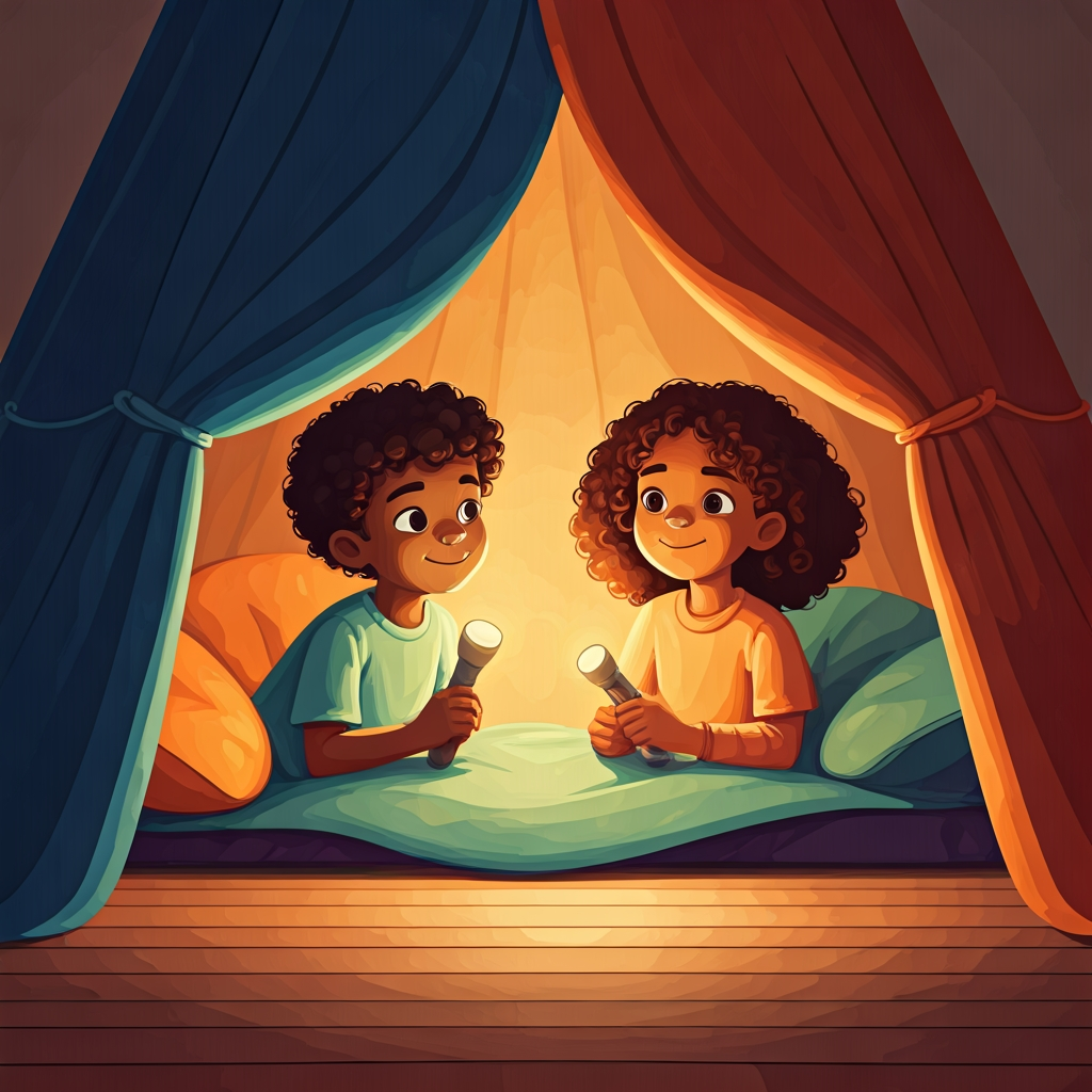 A pillow fort